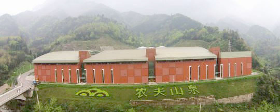 工业不锈钢排水系统应用案例-农夫山泉